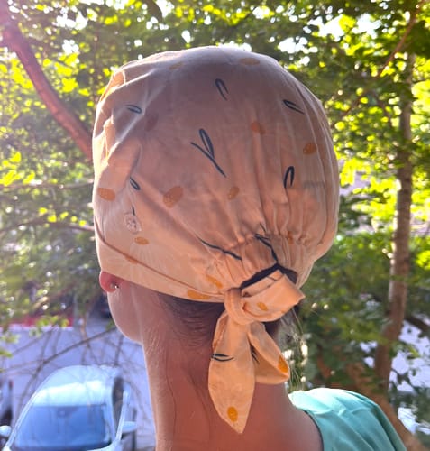 Customer photo review of Daisy Scrub Cap