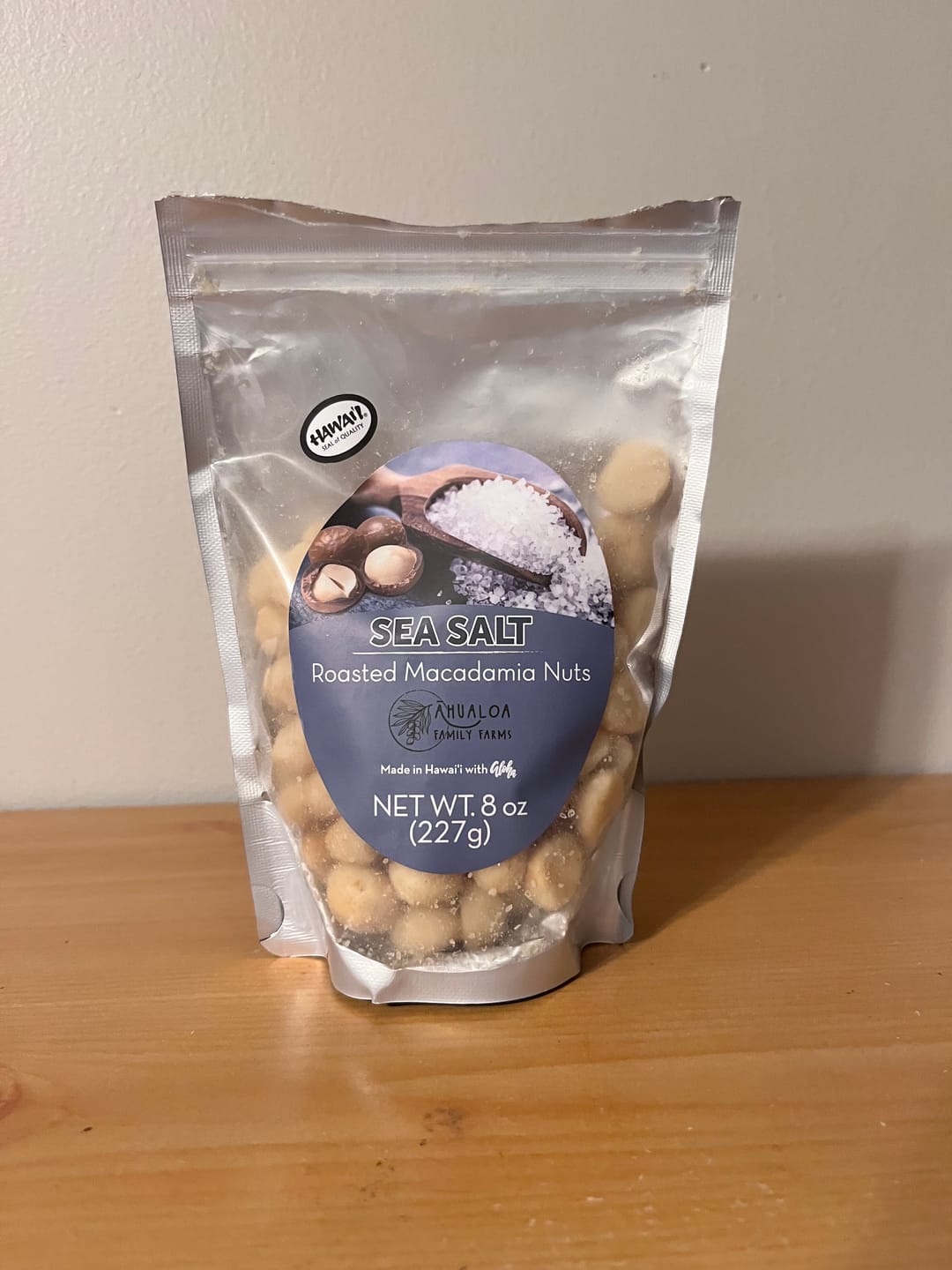 Customer photo review of Sea Salt Macadamia Nuts