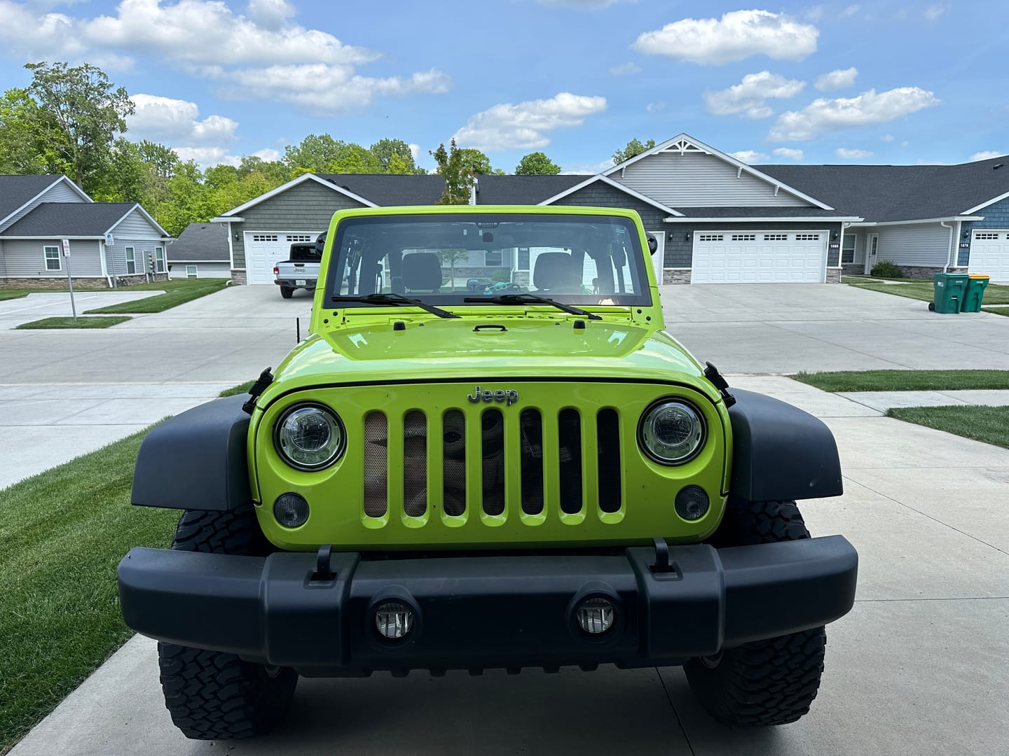 Customer photo review of JK/JKU Handles & Mirrors Bundle