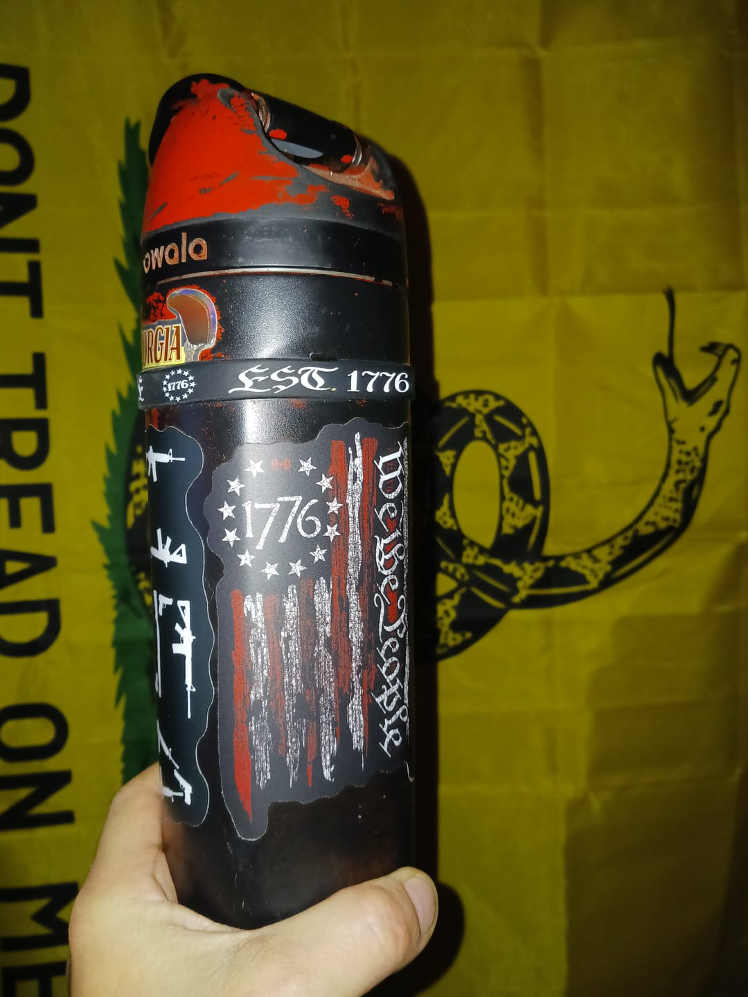 Customer photo review of We The People 1776 Flag Decal