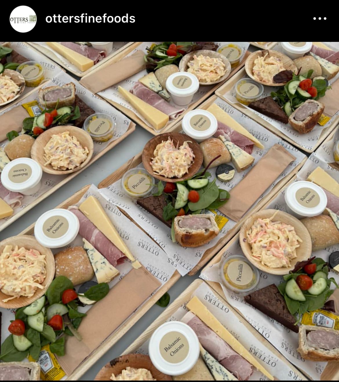 Customer photo review of Large Rectangle Disposable Wooden Platter -  14" x 10"