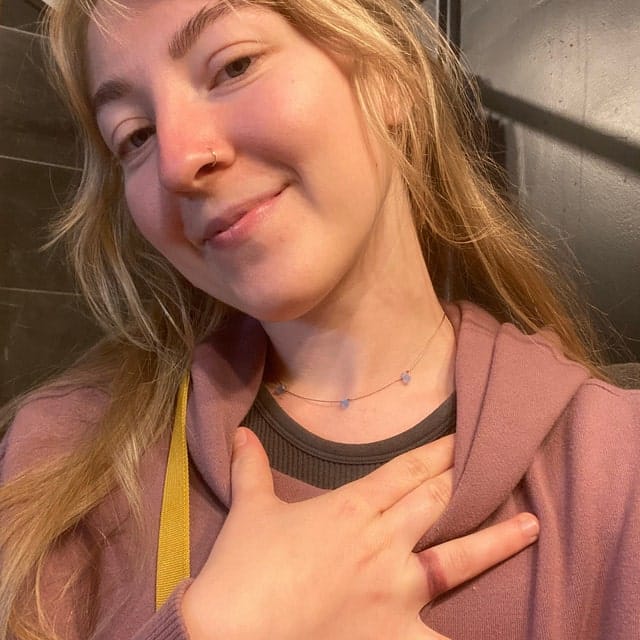 Customer photo review of Fairy Teardrop Choker Necklace