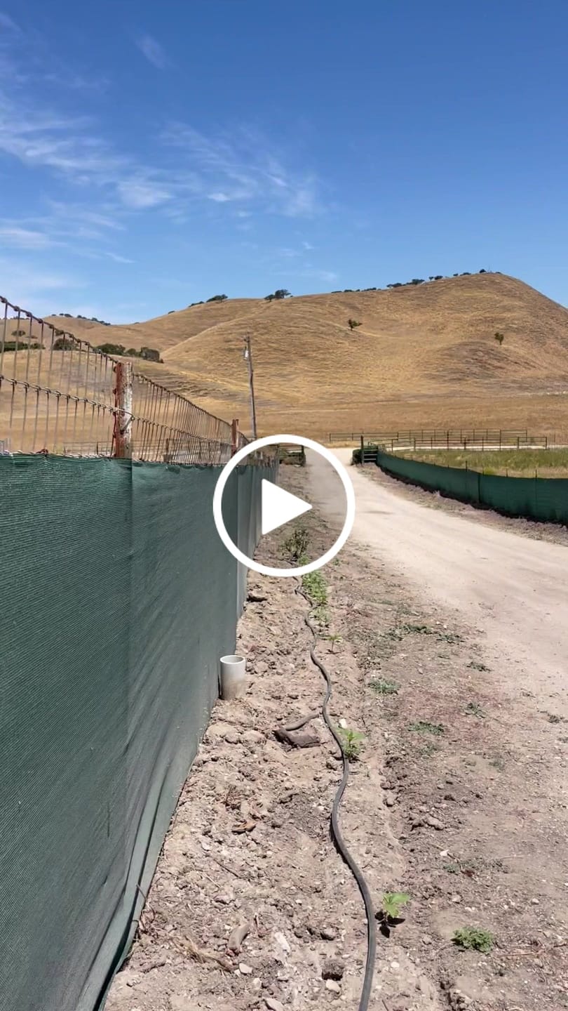 Customer video review of Green Mesh Roll - 90% Shade
