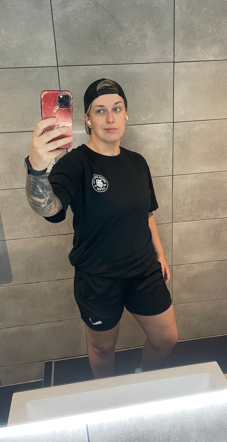 Customer photo review of Medusa Oversized T-shirt