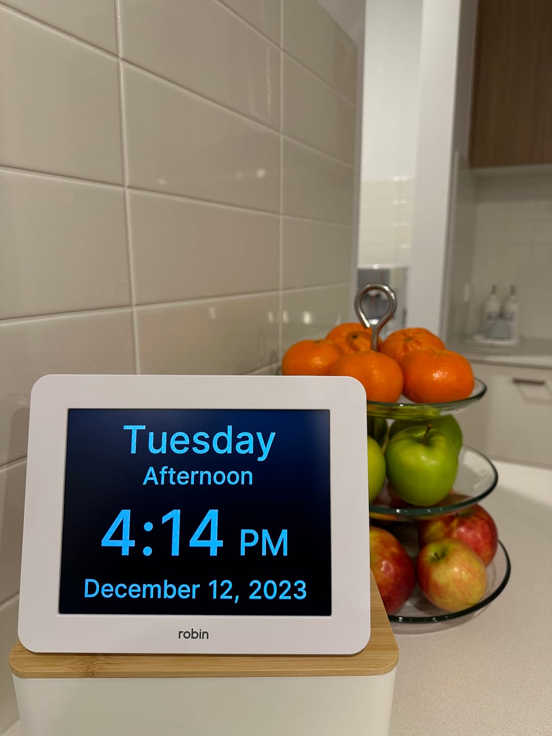 Customer photo review of Robin Day Clock