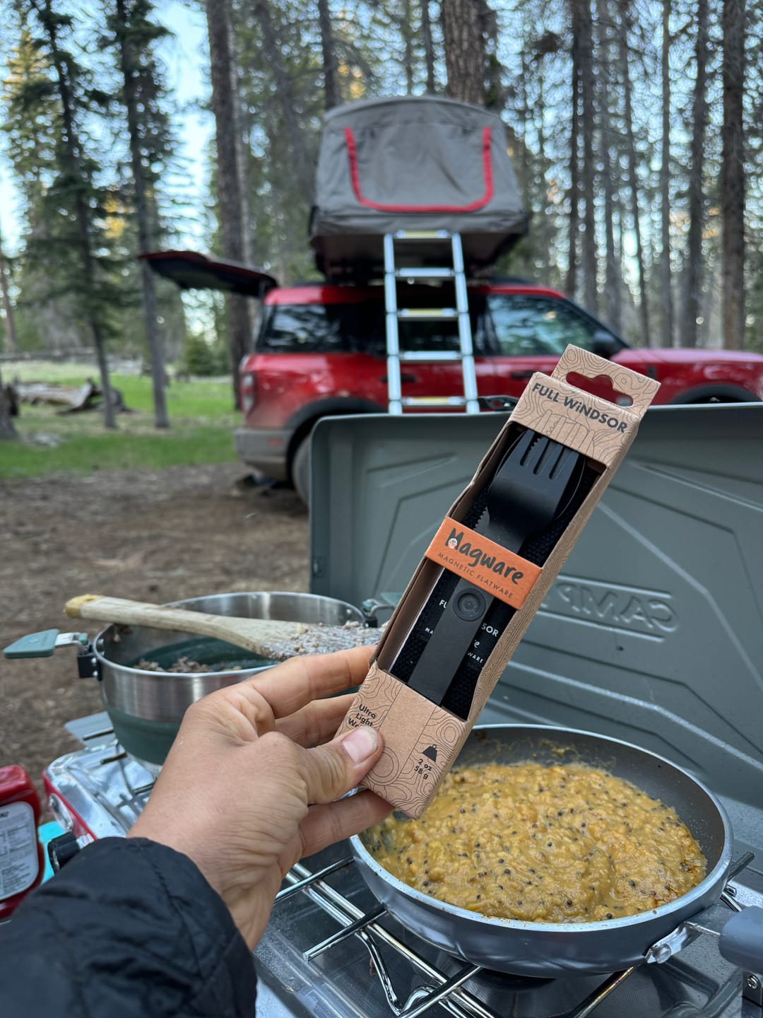 Customer photo review of Magware - Magnetic Flatware Single Set