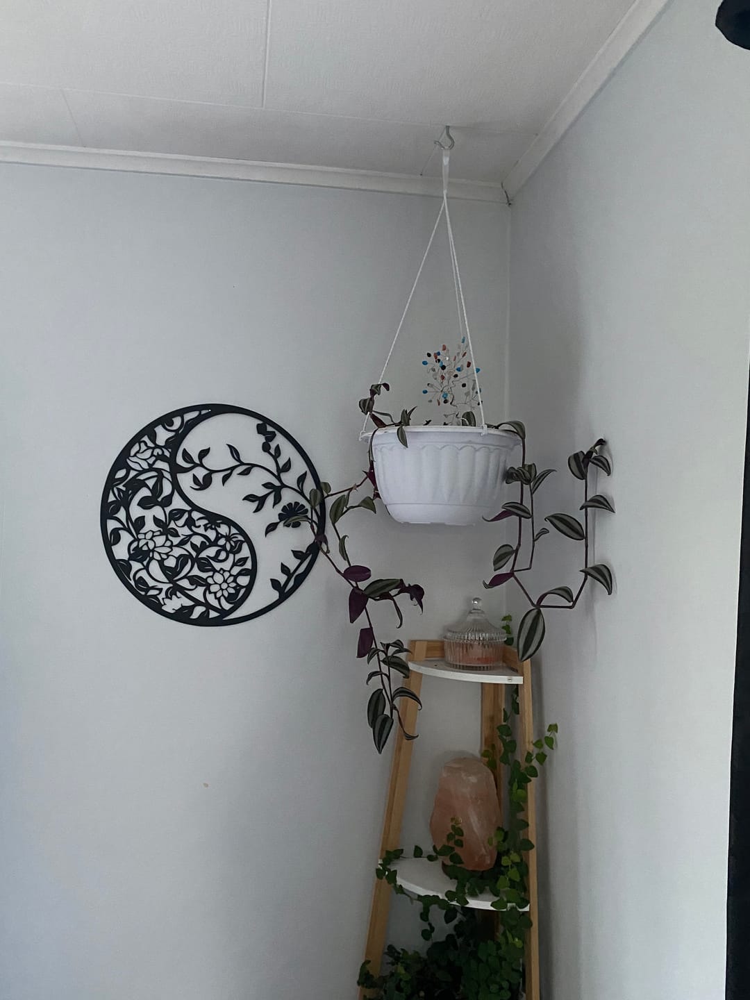 Customer photo review of Floral Yin-Yang Wall Art
