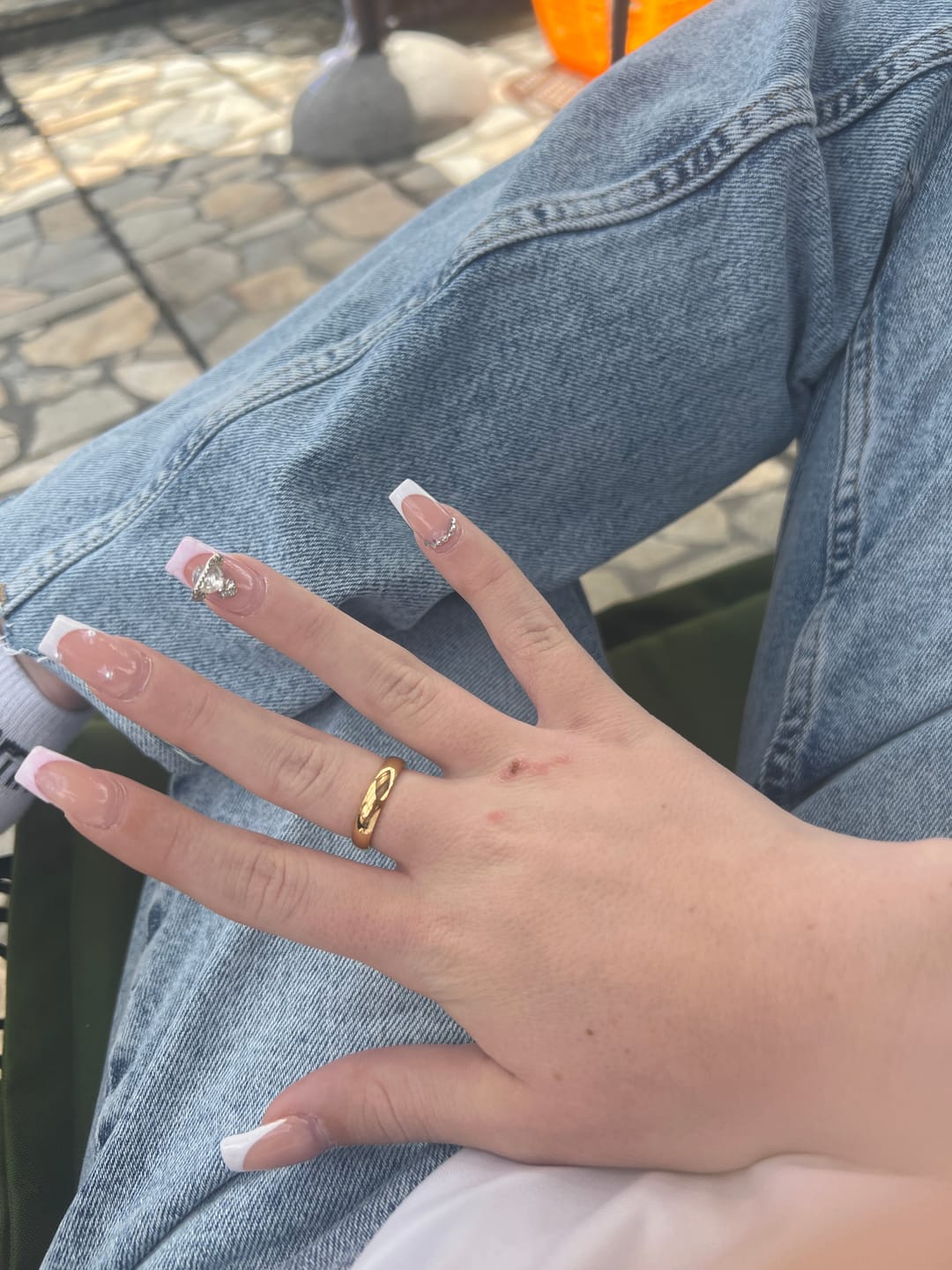 Customer photo review of Lena Ring | 18K vergoldet