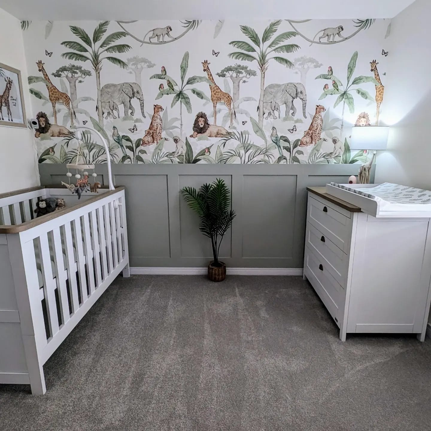 Customer photo review of African Safari Wallpaper Mural