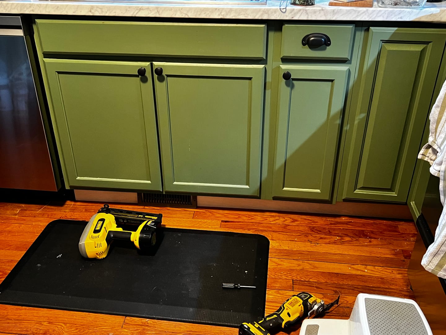 Customer photo review of Classic Cast Iron Cupboard Handles | Oxidised