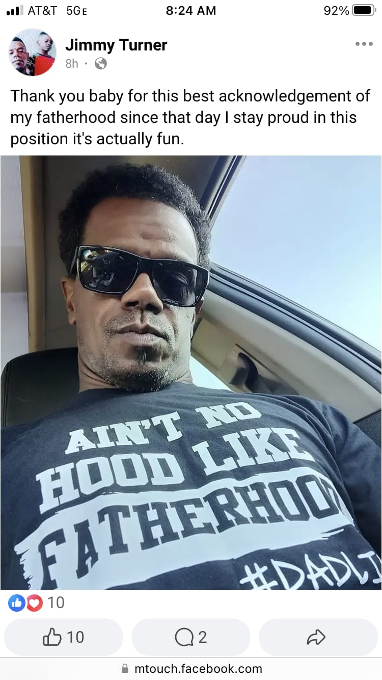 Customer photo review of No Hood Like Fatherhood