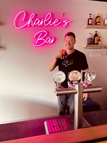 Customer photo review of Custom Neon Signs