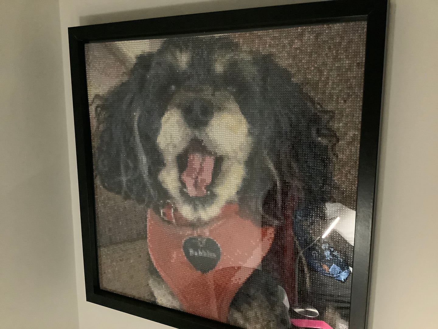 Customer photo review of Custom Diamond Painting