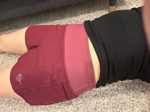 Customer photo review of Elite Shorts - 3.5'' - Black Marble