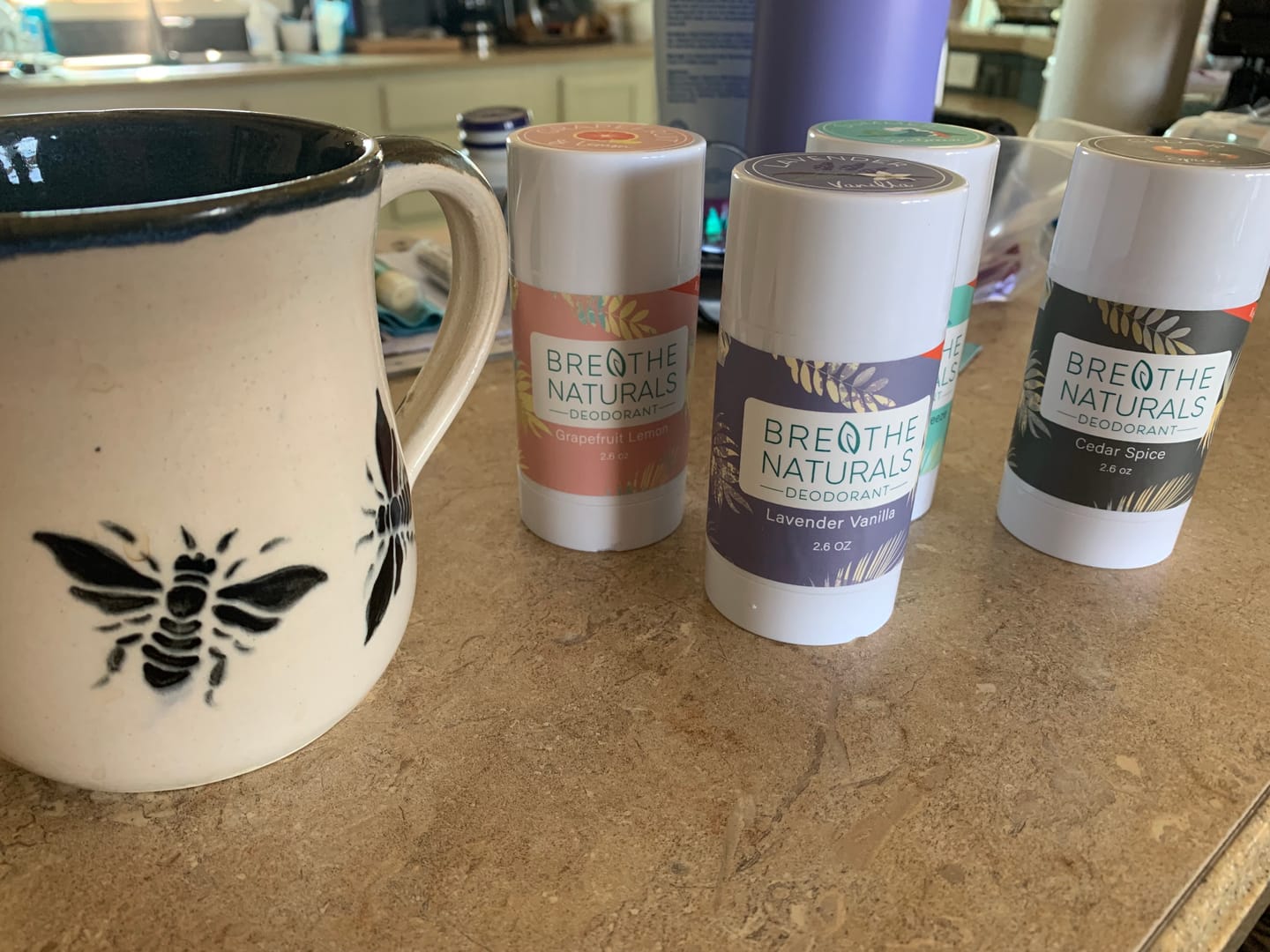 Customer photo review of Cooling CocoMint Deodorant