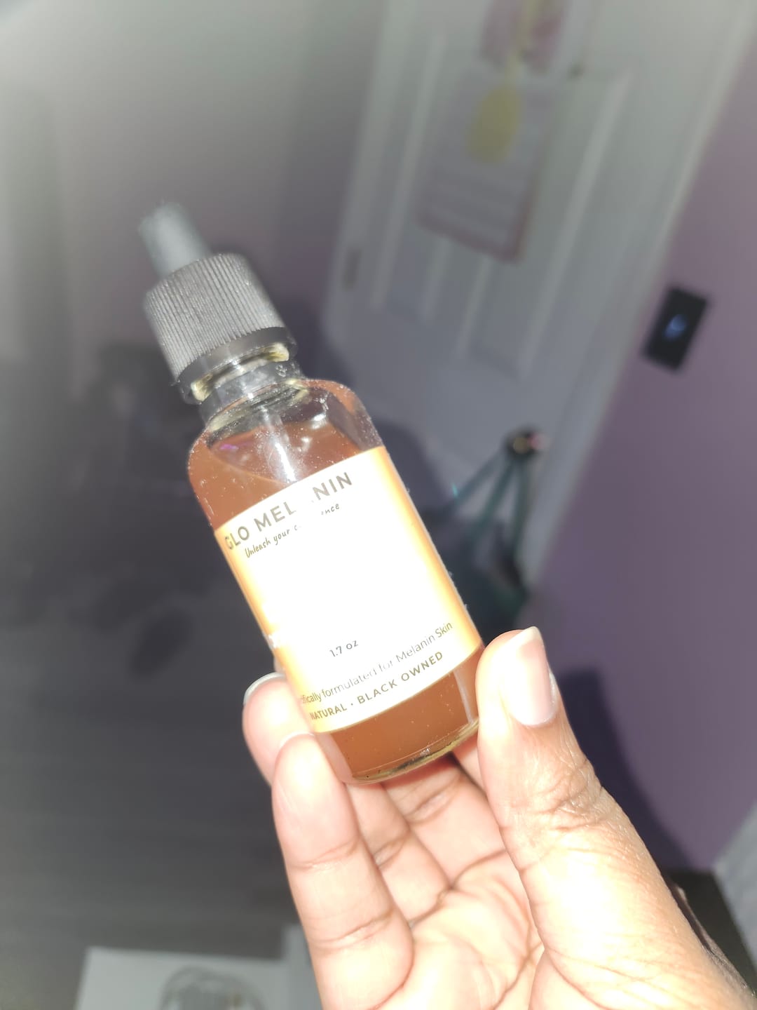 Customer photo review of Dark Spot Corrector Serum