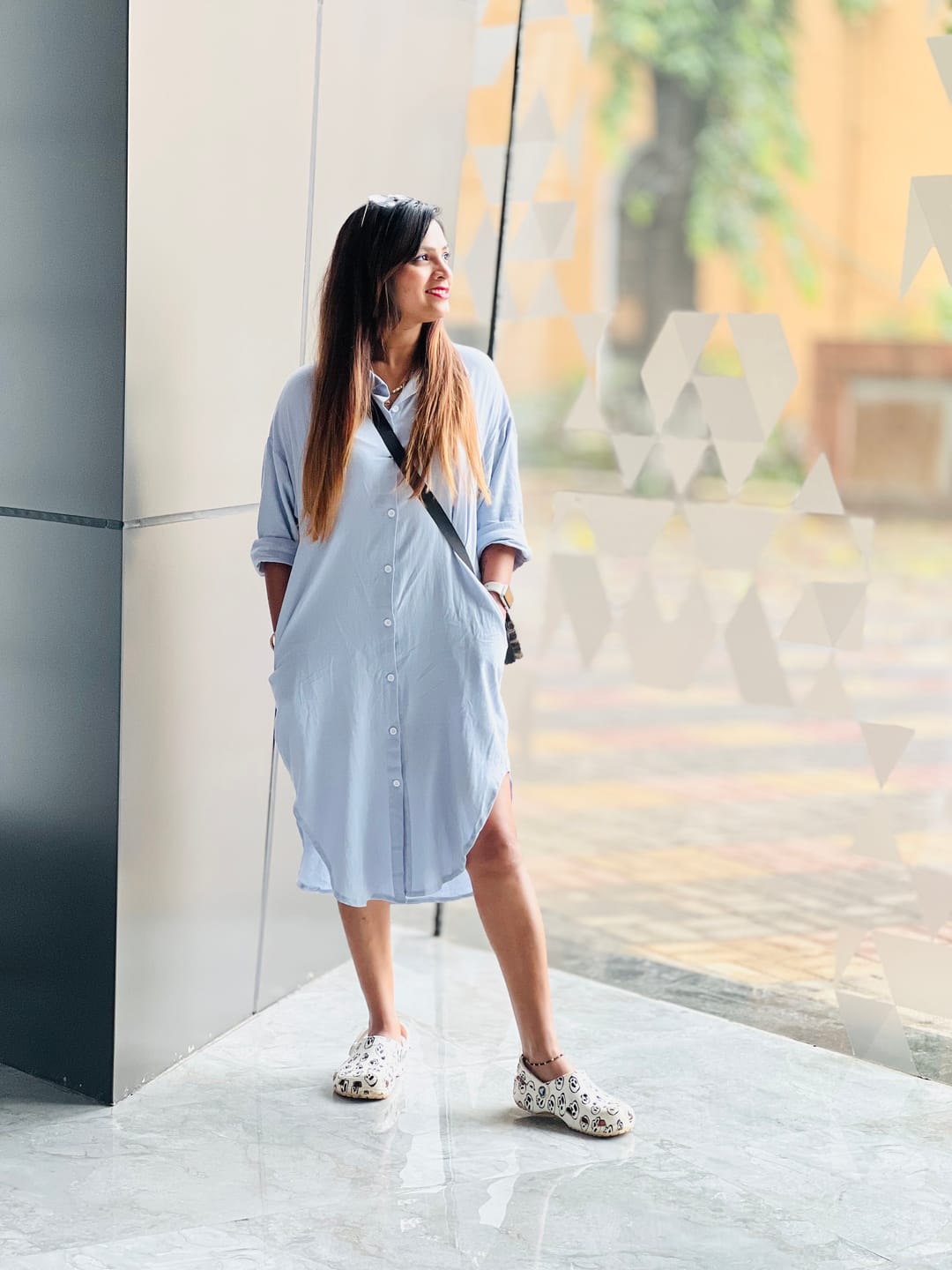 Customer photo review of Lumia Luxe Cotton Long Shirt/ Dress
