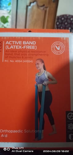 Customer photo review of Active Band (Latex Free) | Physical Resistance Band for Exercise, Workouts, Gym, Stretching, Yoga | Muscles & Joints Strengthener
