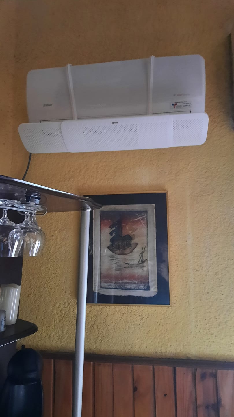Customer photo review of Deflector Disperser para Aire Acondicionado Milhome
