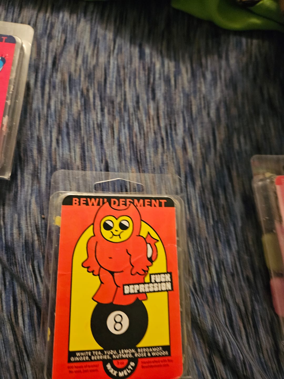 Customer photo review of Fuck Depression Wax Melts