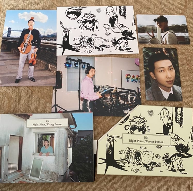 Customer photo review of RM - RIGHT PLACE, WRONG PERSON SOLO 2ND ALBUM WEVERSE ALBUM