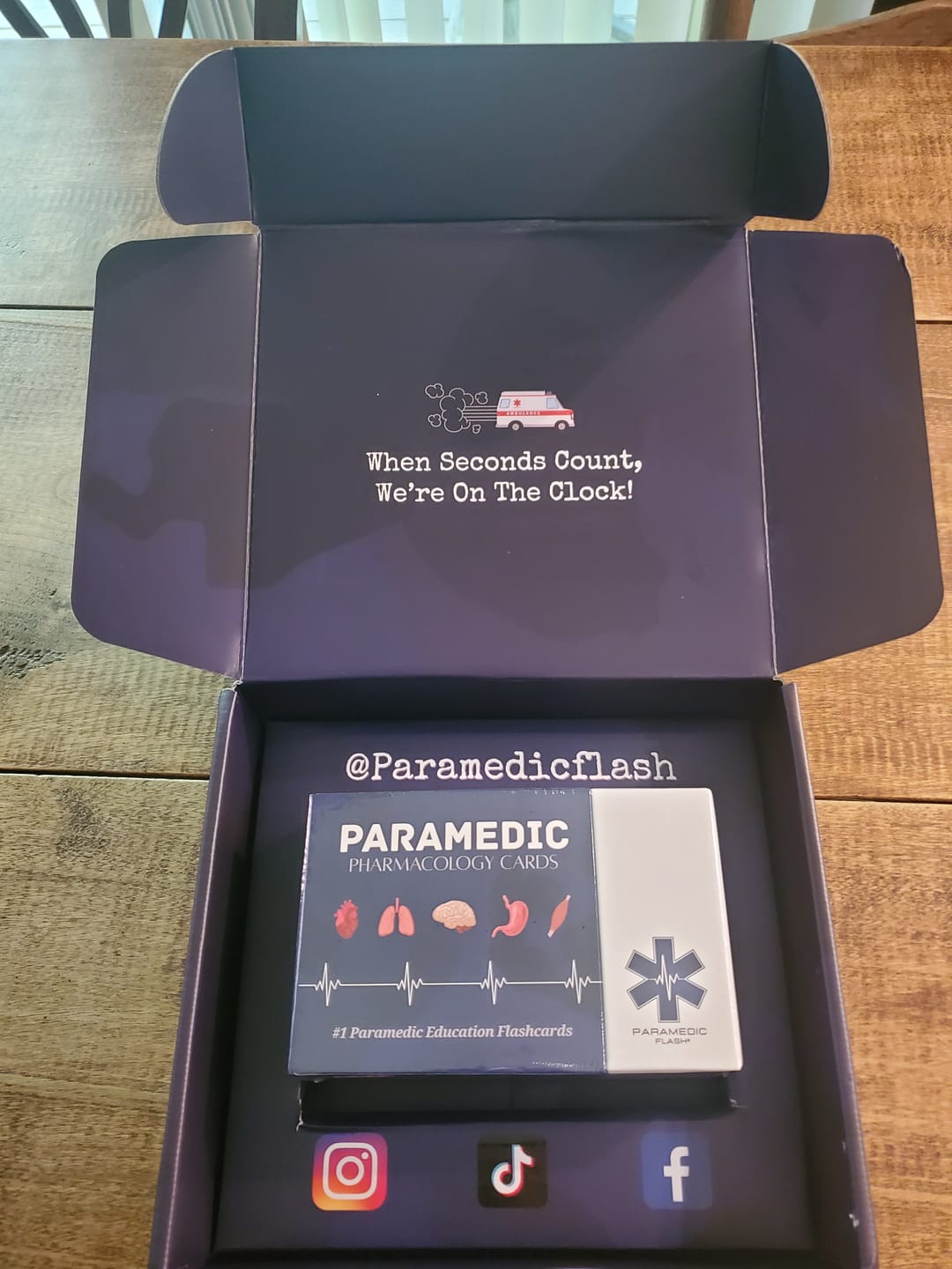 Customer photo review of Paramedic Pharmacology Cards