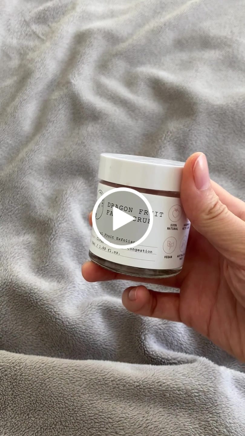 Customer video review of Dragonfruit Face Scrub