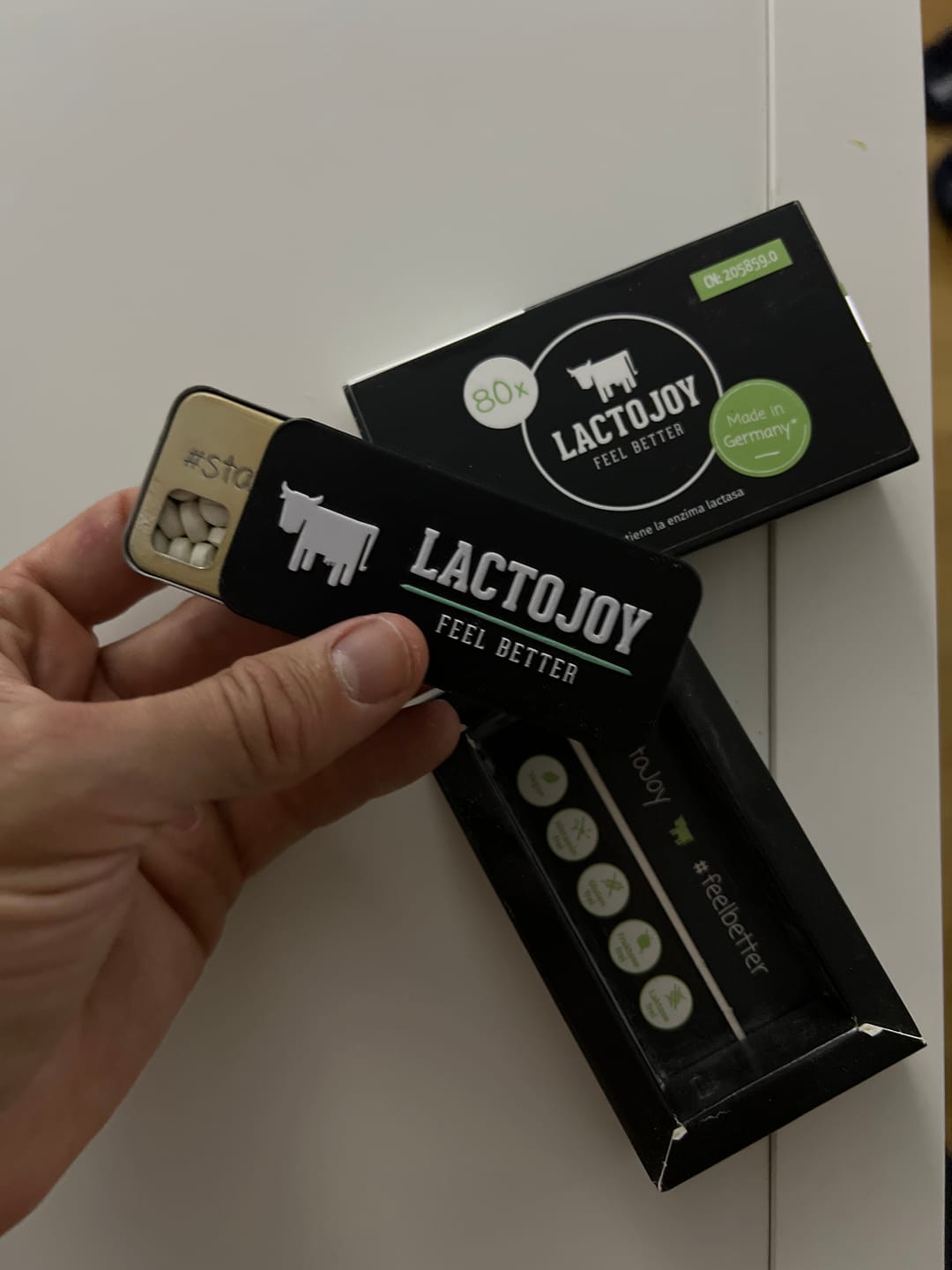 Customer photo review of LactoJoy Laktase Tabletten - 14.500 FCC - 80 Stück