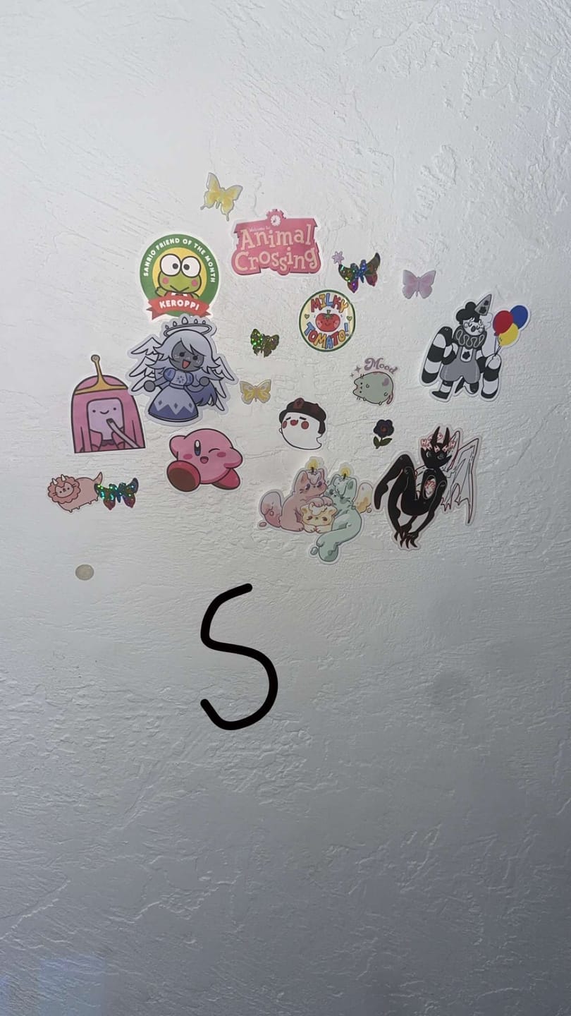 Customer photo review of Gore Angel Stickers