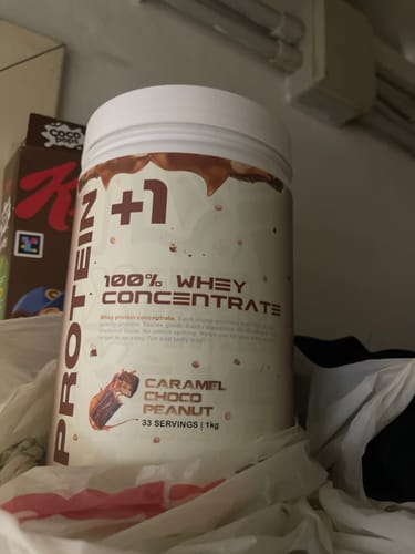 Customer photo review of +1© Whey Protein Concentrate (1kg)