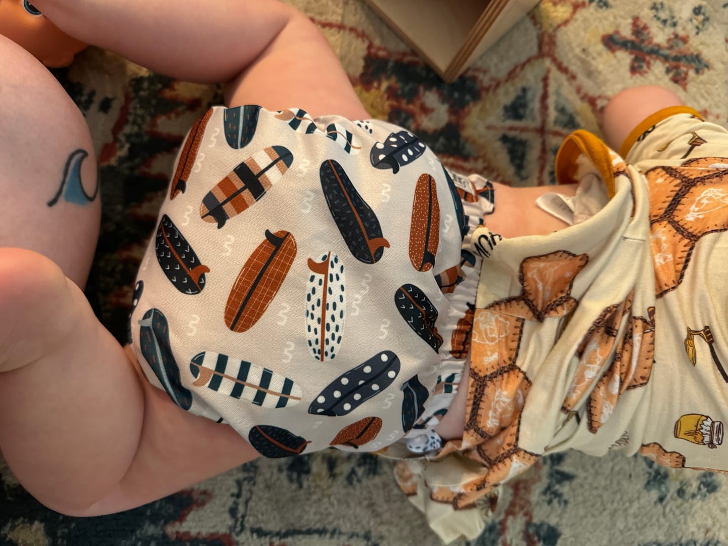 Customer photo review of Slim Fit Pocket Cloth Diaper