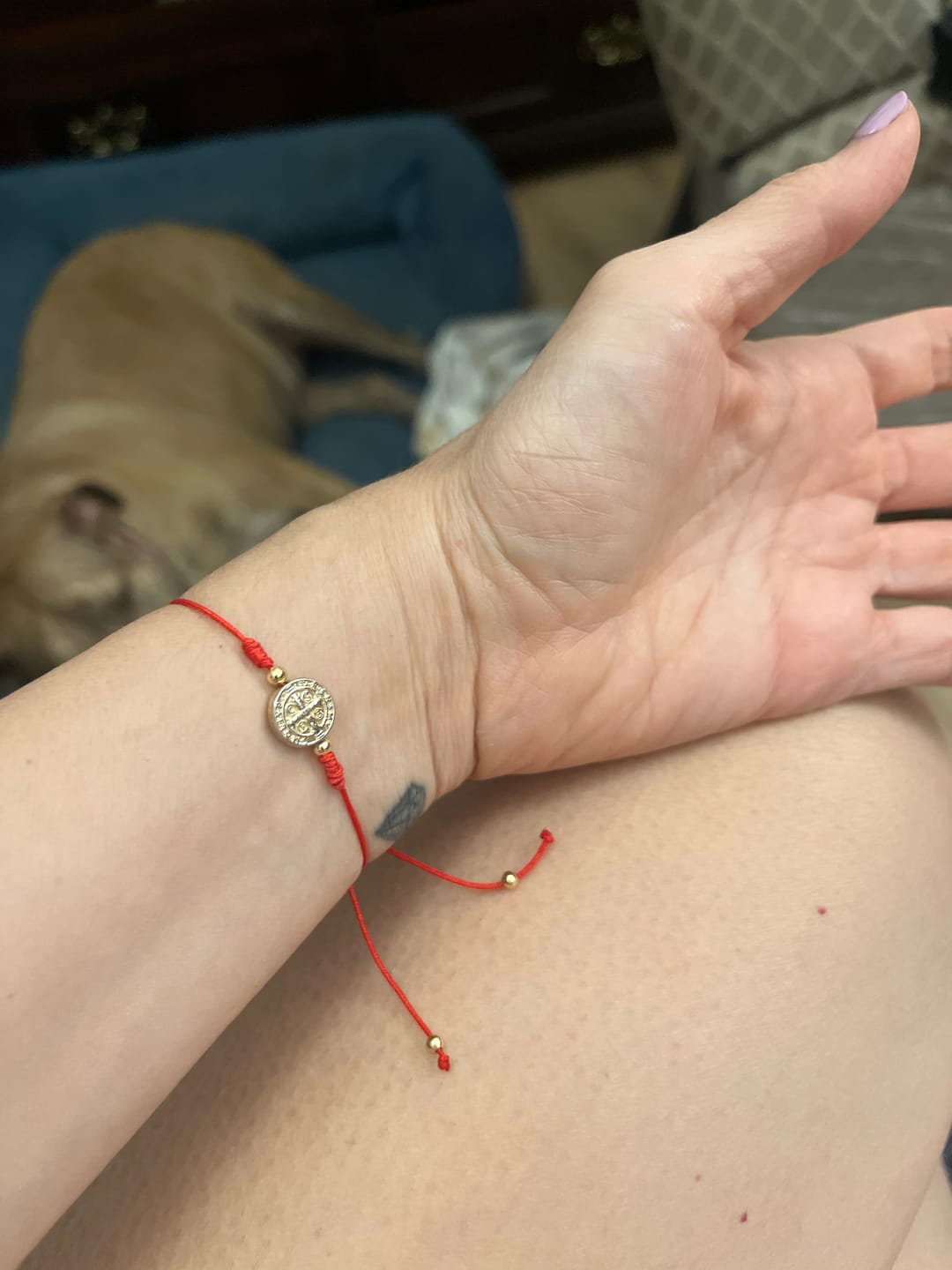 Customer photo review of Pulsera San Benito