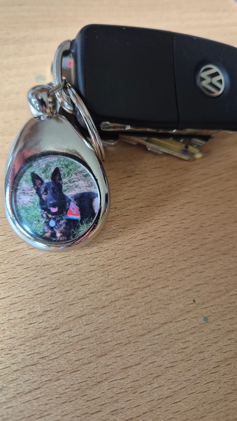 Customer photo review of Schlüsselanhänger mit Hundefoto