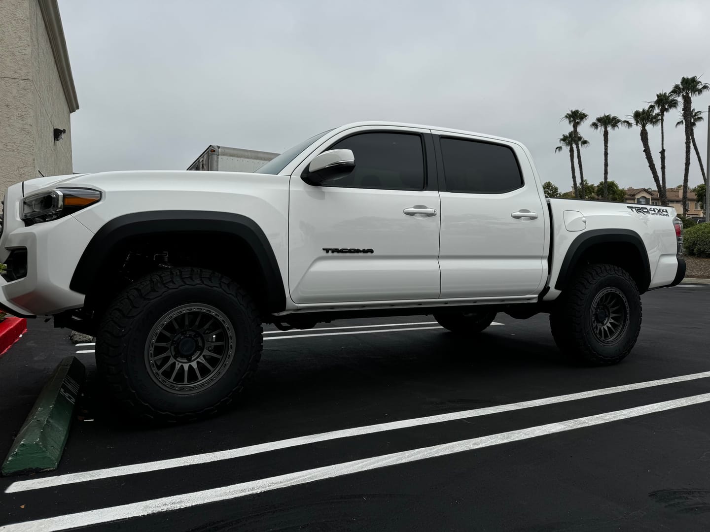 Customer photo review of TRD 4x4 off-road vinyl decal for 2016-2022 Toyota Tacoma Tundra