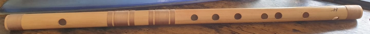 Customer photo review of A scale Bansuri (Indian Bamboo Flute)