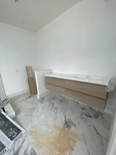 Customer photo review of Monterey Floating Vanity (Latest Model) - 2nd Generation (24"-116")