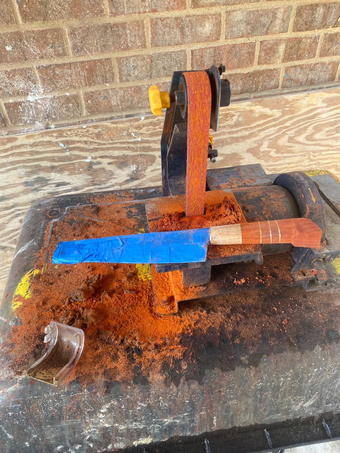 Customer photo review of 1" x 30" Sanding Belts for Stock Removal