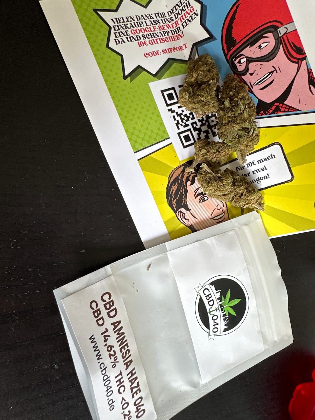 Customer photo review of CBD Amnesia Haze 040, hochwertige CBD Blüten