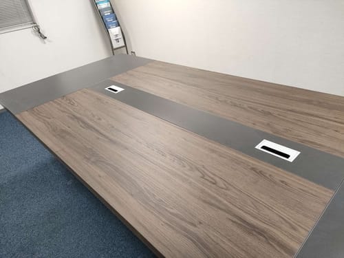 Customer photo review of Modern Simple Long Conference Table(West Coast)