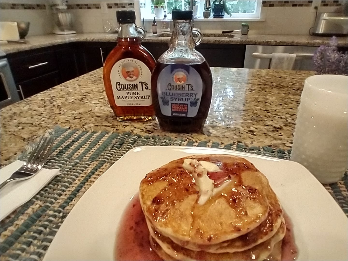 Customer photo review of Cousin T's Blueberry Syrup