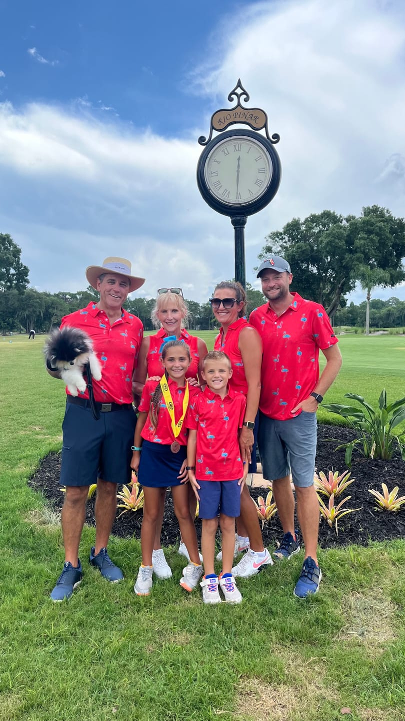 Customer photo review of Just Beachy Youth Golf Polo