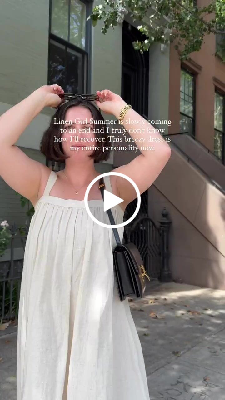 Customer video review of Ava Dress in Cream