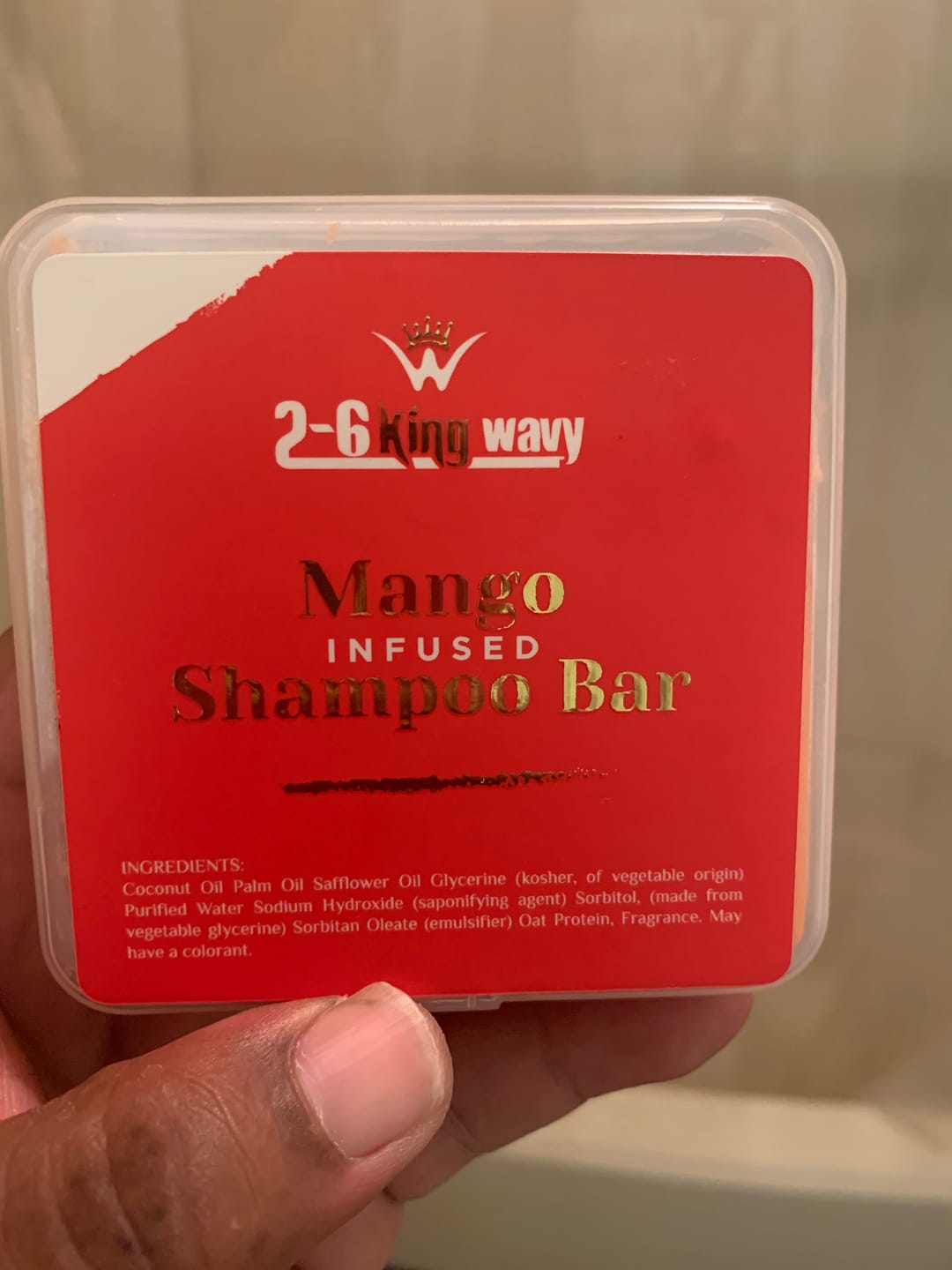 Customer photo review of Shampoo Bar