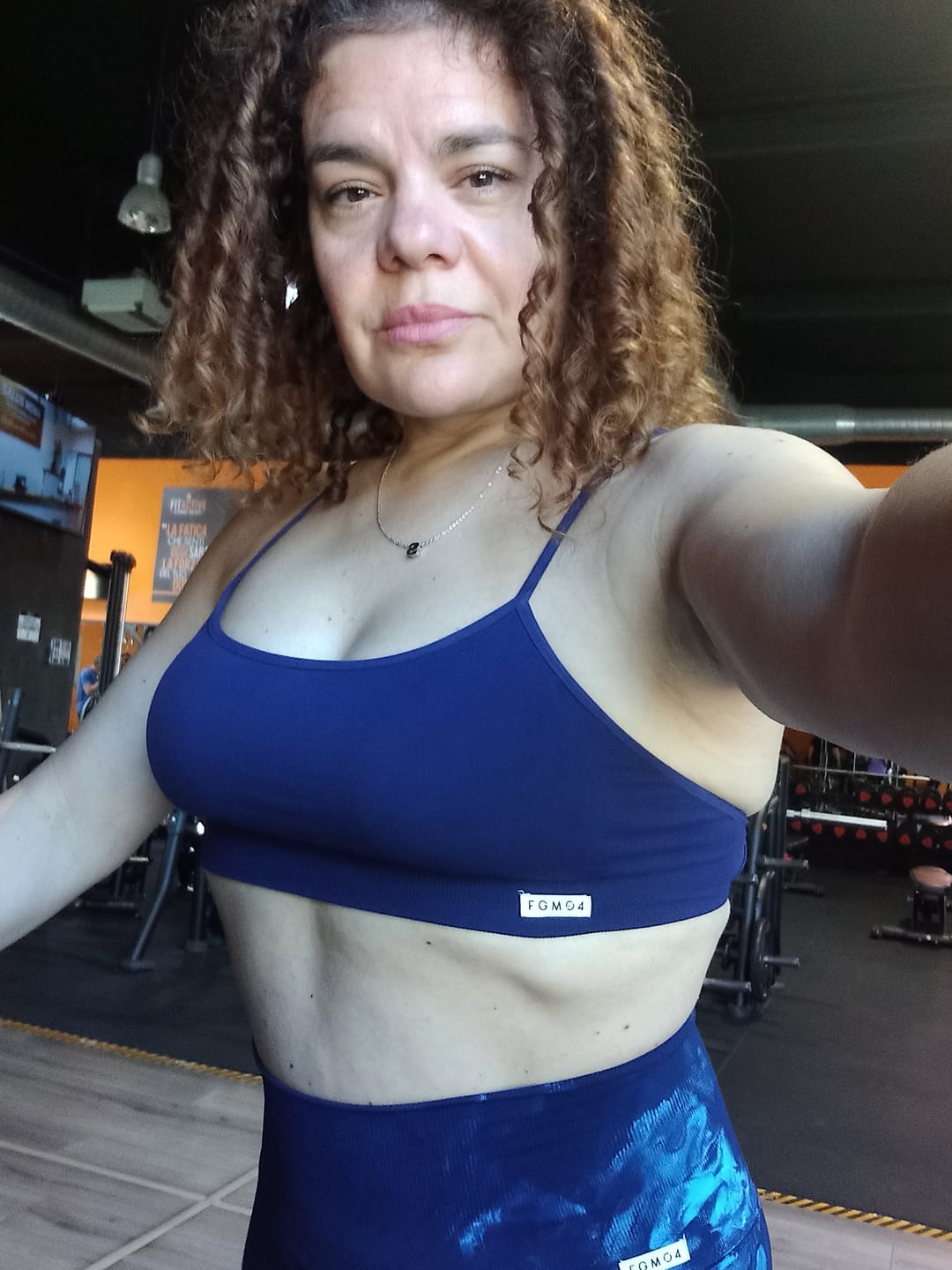 Customer photo review of Leggings Elements Acqua Turchese Blu