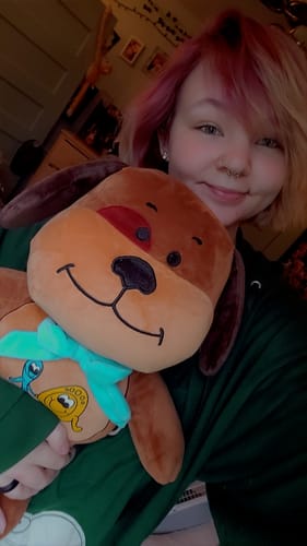 Customer photo review of Turn Drawings into Plushies