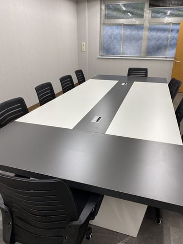 Customer photo review of Modern Simple Long Conference Table(West Coast)