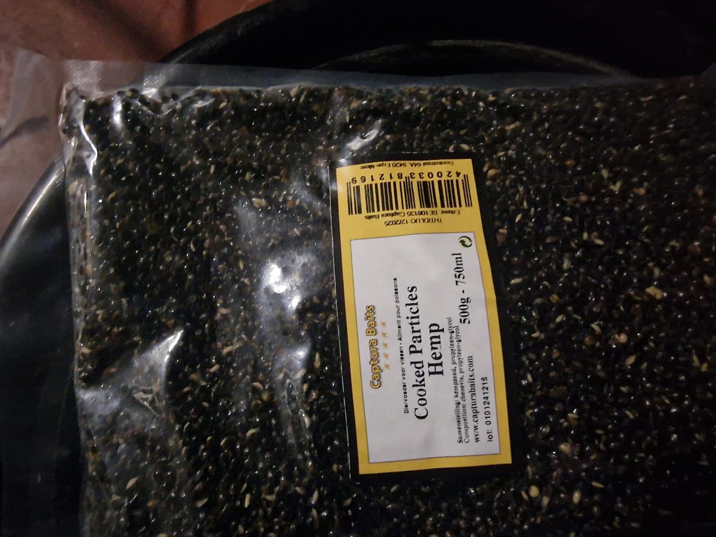 Customer photo review of COOKED PARTICLES HEMP - GEKOOKT KEMPZAAD (HENNEPZAAD)