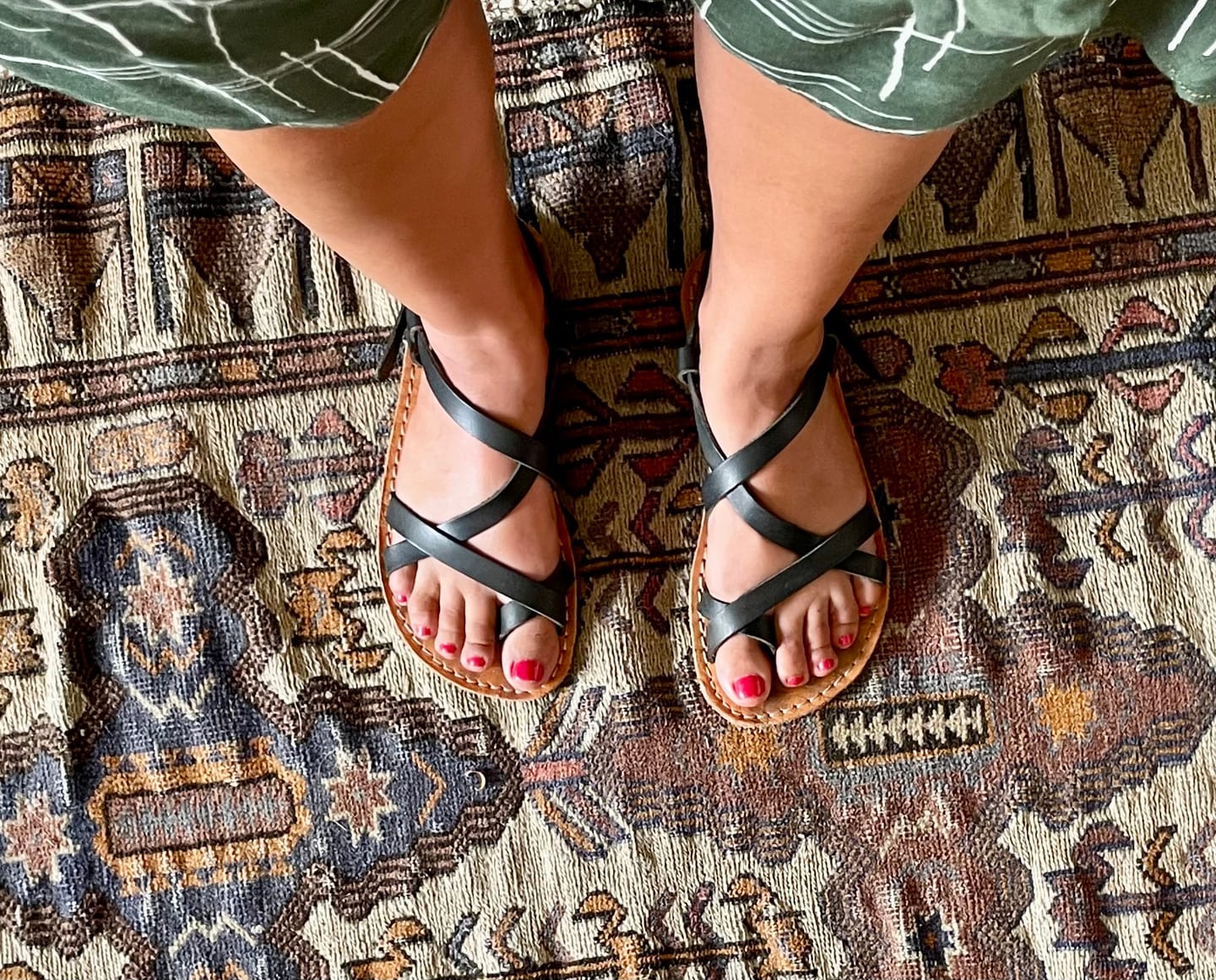 Customer photo review of Carmel Barefoot - Nero