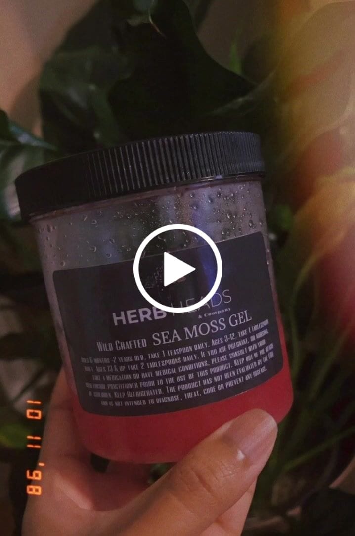 Customer video review of Wild Crafted Raw Sea Moss Gel  “The King of the Sea”.   (20 oz.)