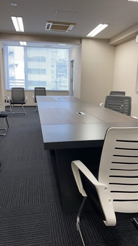 Customer photo review of Modern Simple Long Conference Table(West Coast)